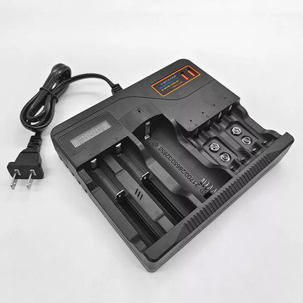 LCD Smart Battery Charger For AAA AA 9V Ni-MH Ni-CD Rechargeable Batteries