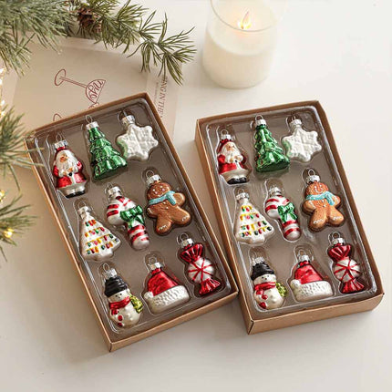 Christmas Tree Bauble Ornament Set, Assorted Hanging Xmas Baubles for Home, Party & Holiday Festive Decoration