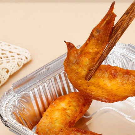 30PCS 8"/9" Oil-Proof Aluminum Foil Air Fryer Trays - Disposable Baking & Roasting Pans for Oven, Air Fryer, BBQ, Food Prep & Leftovers Storage