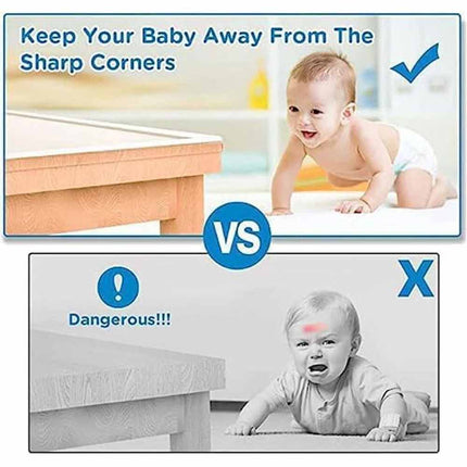 5M 10mm Thick Baby Safety Foam Bumper Table Edge & Corner Protector Guard Strip