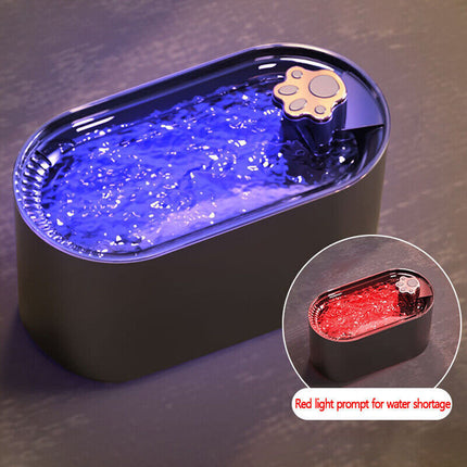 3L Smart Cat LED Water Fountain for Pet Dog Drinking Water Bowl Automatic Dispenser