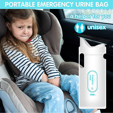 12Pcs Disposable Urine Vomit Portable Car Emergency Unisex Pee Bag Urinal Toilet