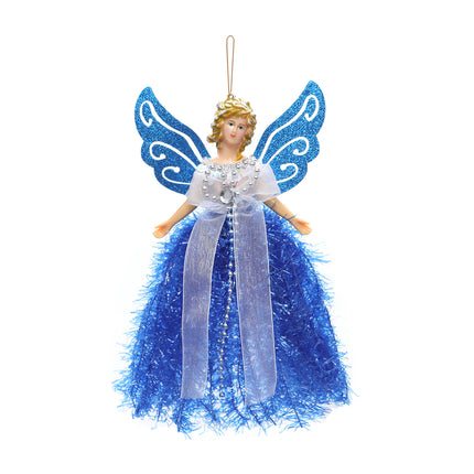 22×13cm Christmas Angel Fairy Tree Topper - Festive Xmas Ornament Decoration