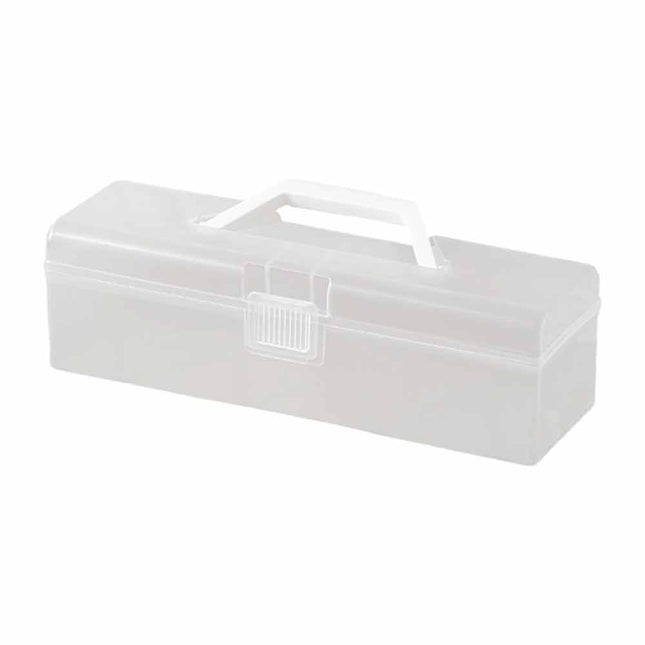 Portable Multipurpose Storage Box, Clear Bread & Cake Roll Packaging Container, Dual Use Organizer for Food, Art Craft & Stationery Supplies