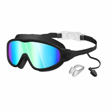 Adjustable Kids Anti-Fog Swimming Goggles, Pool Swim Glasses for Boys & Girls, Black