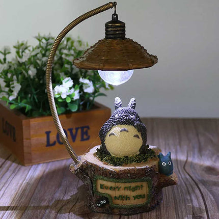 JP Anime Totoro Cute Cartoon Desk Lamp Night Light Lantern Gift Toy Figure