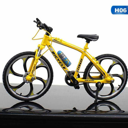 1:10 Mini Mountain Bike Model Diecast Metal Finger Bicycle Racing Toy Collection