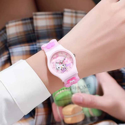 Cartoon Design Kids Watch Adorable Timepiece for Little Girls