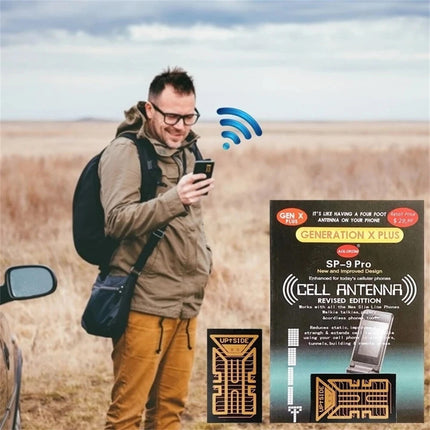 New Universal Cell Phone Signal Booster Sticker Portable Antenna Signal Enhancer