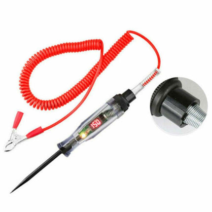 12V Circuit Tester Probe 3-24v Electric Car Fuse Test Light Voltage Pen Detector