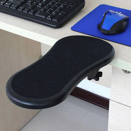 180° Rotating Leather Mouse Wrist Rest Pad, Anti-Fatigue Desk Arm Support