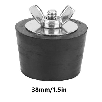 2pcs Pool Winterizing Plug 38mm/1.5inch Winter Rubber Plug Stainless Steel Bolts