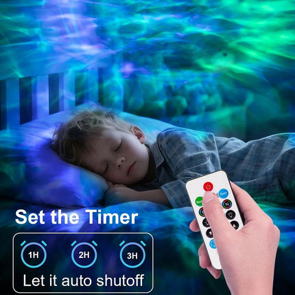 Smart Nebula Galaxy Projector LED Star Night Light - Ceiling & Wall Projection Lamp for Bedroom Decor