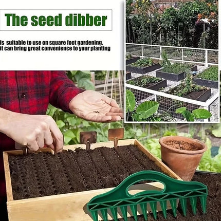 3pcs Hand Dibber Garden Hole Punch Dibbler Tool for Sowing and Planting Seeds