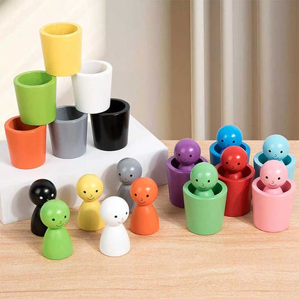 Color Sorting Cups, Matching Game Creative Play Early Educational for Party