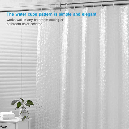 EVA Shower Curtain Waterproof Mildew Resistant 180×200CM Bathroom Bath Decor