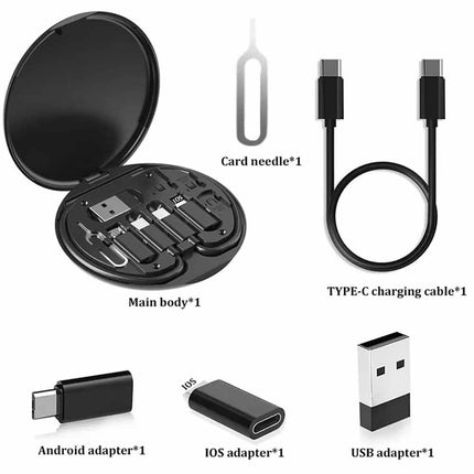 All-in-One 60W Charging Adapter Kit | Multi USB-C Cables for Phones & Devices