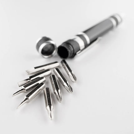 8-in-1 Precision Magnetic Screwdriver Pen Set, Mini Pocket Screwdriver Tool for Watch, Glasses & Electronics Repair