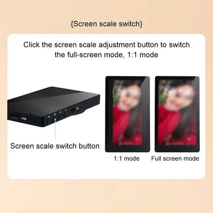 Wireless Magnetic Selfie Monitor Screen Phone Rear Camera Vlog Selfie Aid Device