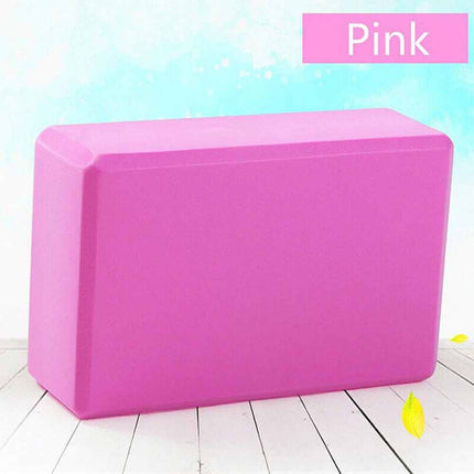 2PCS Yoga Blocks Brick Foaming Home Exercise Practice Fitness Gym Sports Random Color