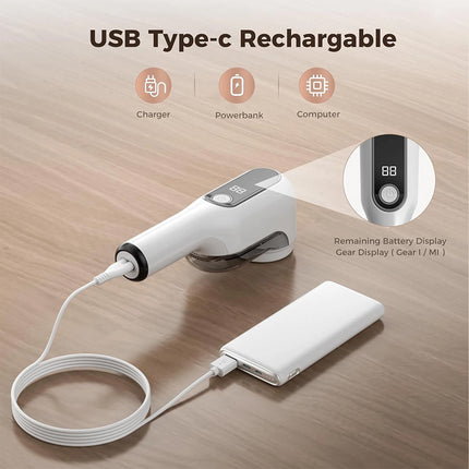 Electric Clothes Lint Remover Fabric Shaver to Remove Bobbles & Fluff Easy-to-Use Debobbler