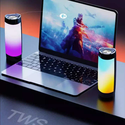 Laser Ambient Diffuser Speaker Atmosphere LED Ambient Gathering stereo Bluetooth AI