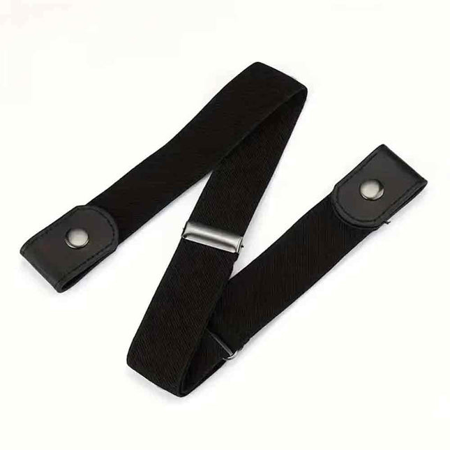 Traceless Invisible Elastic Belt - No Buckle Stretch Waist Belt for Men & Women Jeans Pants