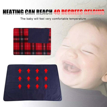 Electric Heated Throw Over Blanket, Warm Washable Fleece, Winter Warming with Switch & Timing Function