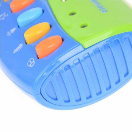 Baby Colorful Remote Pretend Toy Musical Car Key Colorful Flash Keychain Gift