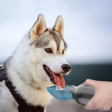 800ml Portable Dog Water Bottle Outdoor Pet Drinking Cup