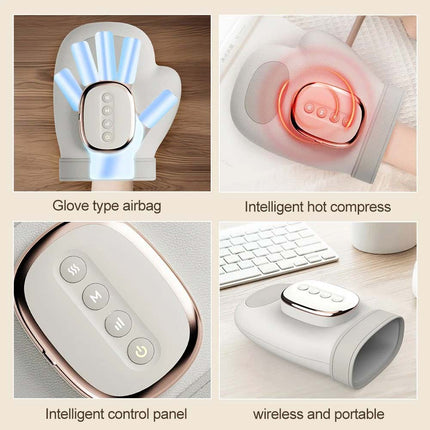 Cordless Hand Massager with Heat and Compression, for Arthritis and Carpal Tunnel Relief, Ideal for Hand Fatigue and Joint Discomfort