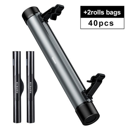 Baseus Car Organizer Backseat Storage Bag Car Trash Bin Dustbin Including 40 Bags