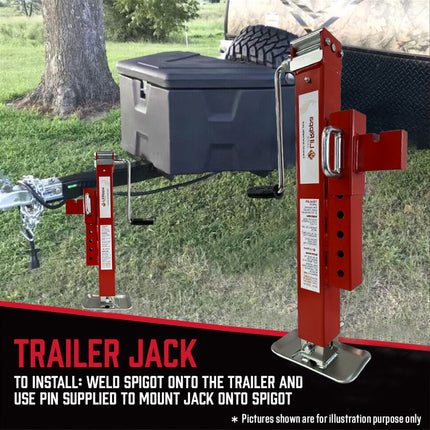 Trailer Boat Caravan Jetski Jack Stand 1500KG Heavy Duty Stabilizer Leg ASS