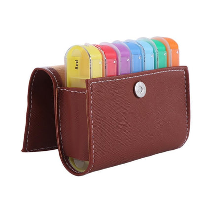 28 Grids 7 Day Weekly Pill Box, Tablet Storage Sorter Container Organizer
