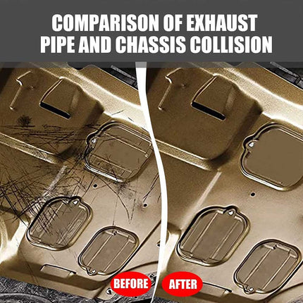 4PCS Heavy-Duty Universal Black Rubber Hangers for Car Exhaust Pipe Mount Brackets