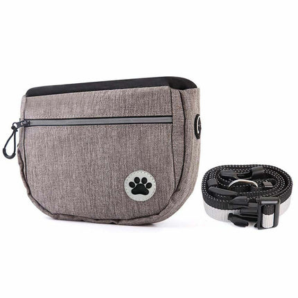 Dog Treat Training Pouch Pet Training Bag Large Capacity Puppy Snacks Waist Bag