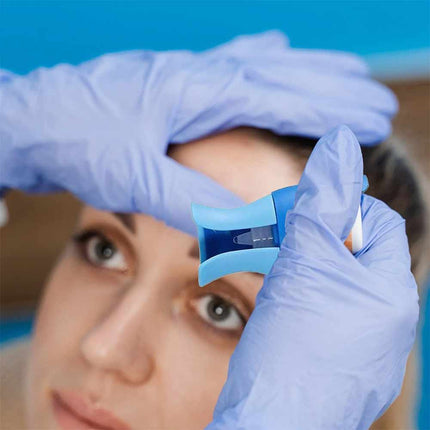 Eyedrop Bottle Dispenser, Portable Eye Drop Applicator, Reusable Eye Aid