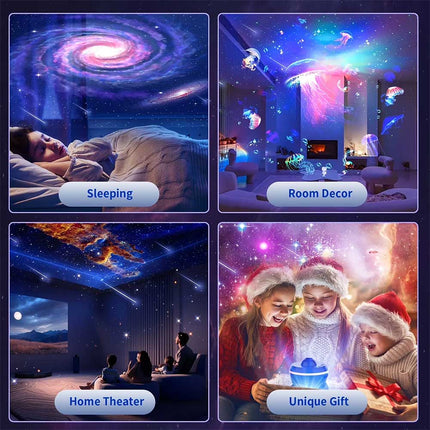 13-in-1 Planetarium Galaxy Projector, LED Space Mood Lamp for Kids, Adults & Baby Bedroom Decor