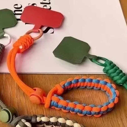 Handwoven Adjustable Wrist Strap Universal Phone Lanyard for Outdoor Sports