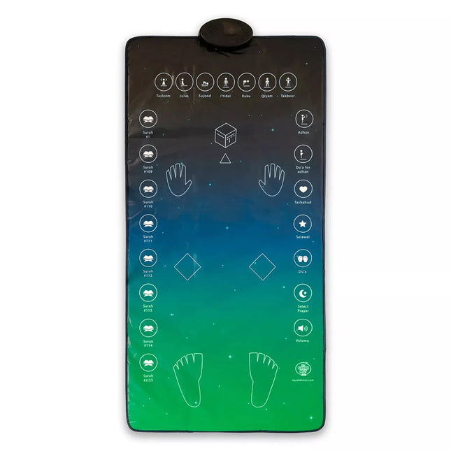 Interactive Muslim Prayer Mat for Adult Reverts & Salah Learning