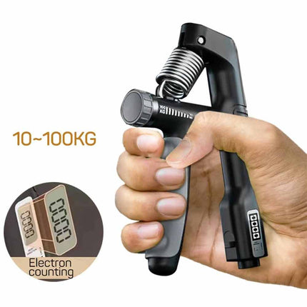 Adjustable Hand Grip Strengthener Set, Wrist Forearm Finger Resistance Exercise Gripper Kit