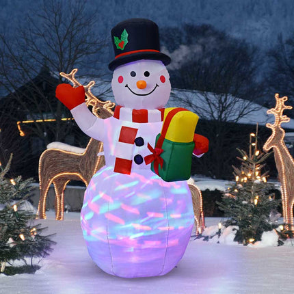 5ft Christmas Inflatable Snowman Decoration Xmas LED Light Up Outdoor Yard