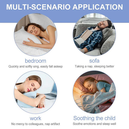 5.4 Wireless Bone Conduction Under Pillow Speaker, Rechargeable Sleep Speaker for Quiet Night Rest
