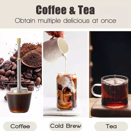 Portable Travel Coffee Brewer Final press Reusable Coffee Filter Coffee Maker