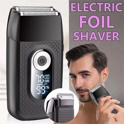 Electric Foil Shaver Reciprocating Cordless Razor Hair Clipper Beard Trimmer USB