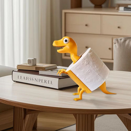Dinosaur Shape Toilet Paper Holder Cartoon Tissue Storage Rack Paper Towel Stand