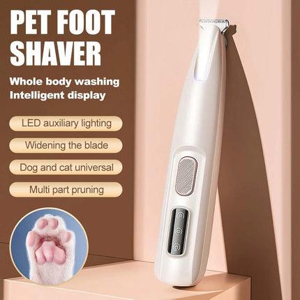 Professional Cordless Pet Clippers - Silent Dog Hair Trimmer & Grooming Shaver Set with Free Replacement Blades