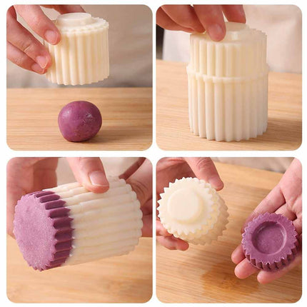 2 Pack 2‑in‑1 Double‑Ended Double‑Sided Pastry Mold, Handmade DIY Baking Mould for Pastry Making
