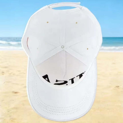 Adjustable USA Flag Baseball Cap 45-47 Embroidered Strapback Hat for Everyday Wear