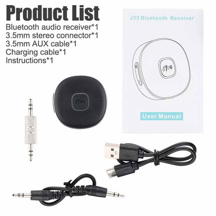 Bluetooth Receiver Call Music Receiver AUX Adapter for Car Headphone iPod
